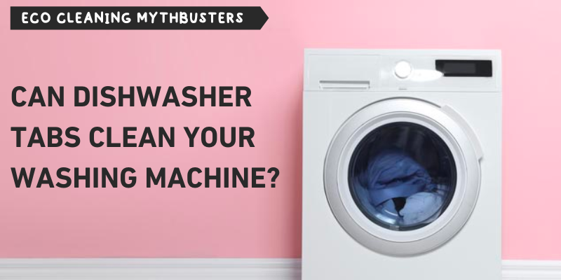Is it safe to put dishwasher tabs in the washing machine?