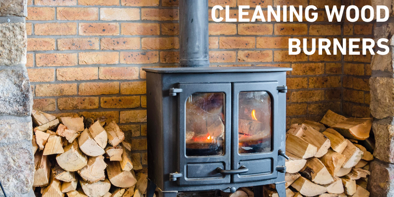 How to Clean a Log Burner (so you can actually see the flames)
